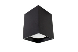 16243588 Накладной светильник квадрат 80х60мм GU10 черный R51A.60x60.B Светкомплект