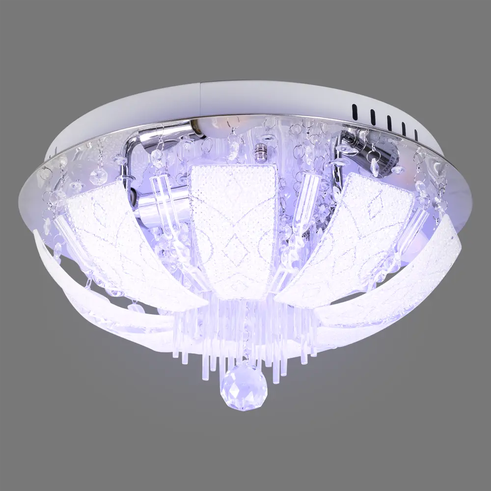 Люстра хрустальная подвесная Пари 4xE14x60 Вт, LED, металл/стекло, цвет хром WINK STLM-2074334 - Вид №17