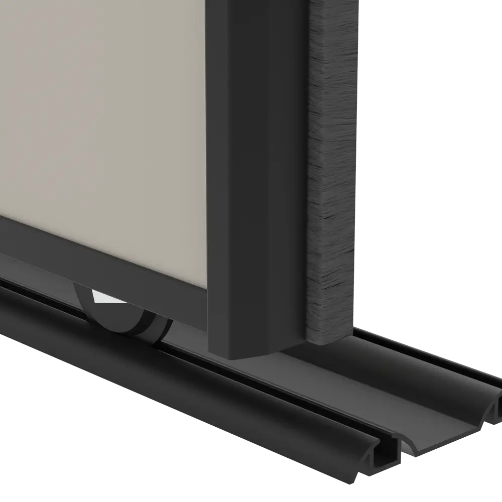 Дверь-купе KONSENSA 225.5x90.4 см МДФ цвет кашемир профиль черный узкий STLM-2168754 - Вид №6