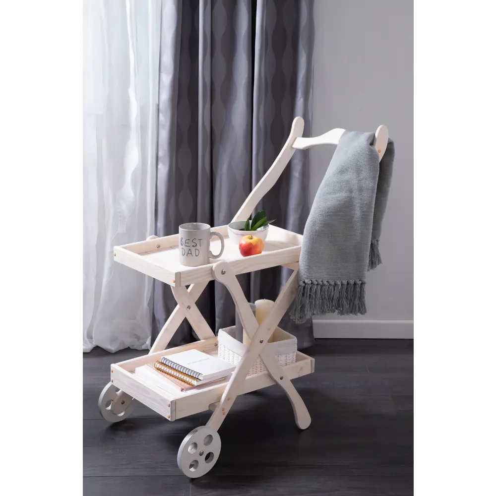 Столик сервировочный «Бриз», окрашенный, с колёсами Santreyd STLM-2104104 - Вид №6