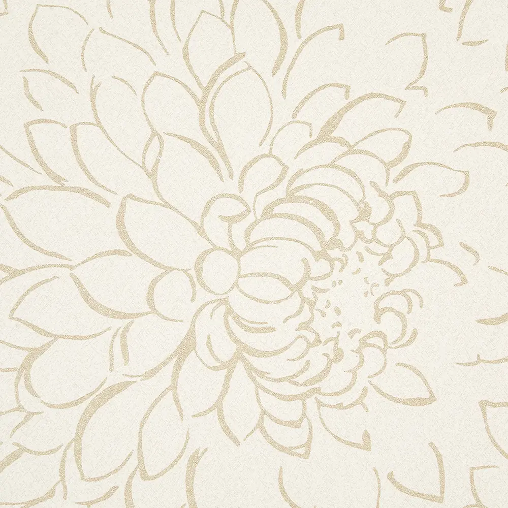 Обои флизелиновые Grandecolife Flower бежевые 1.06 м GDR142127 STLM-2194761 - Вид №1