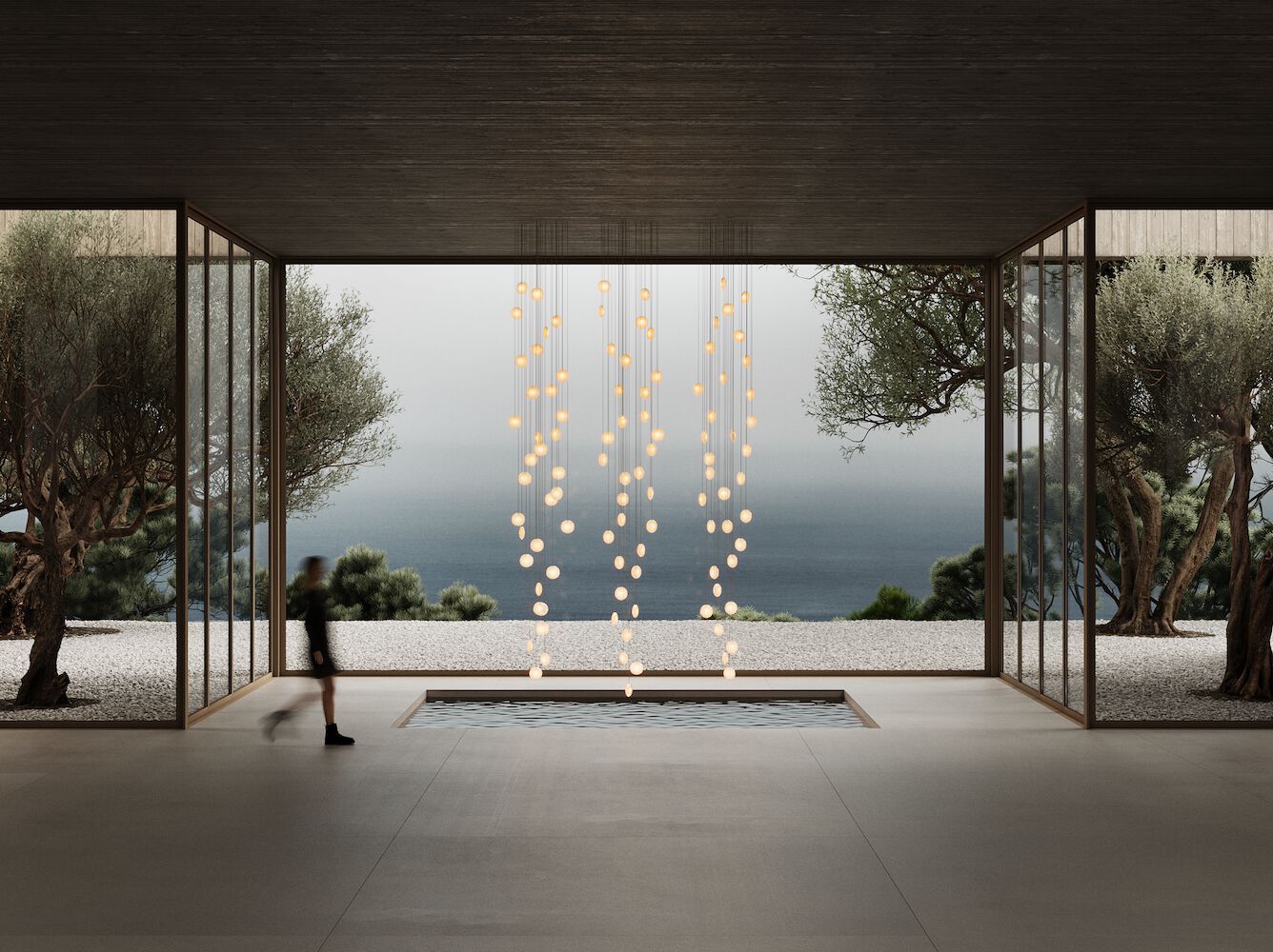 Стеклянный подвесной светильник Matthew McCormick OVA ARCH-00106529 - Вид №1