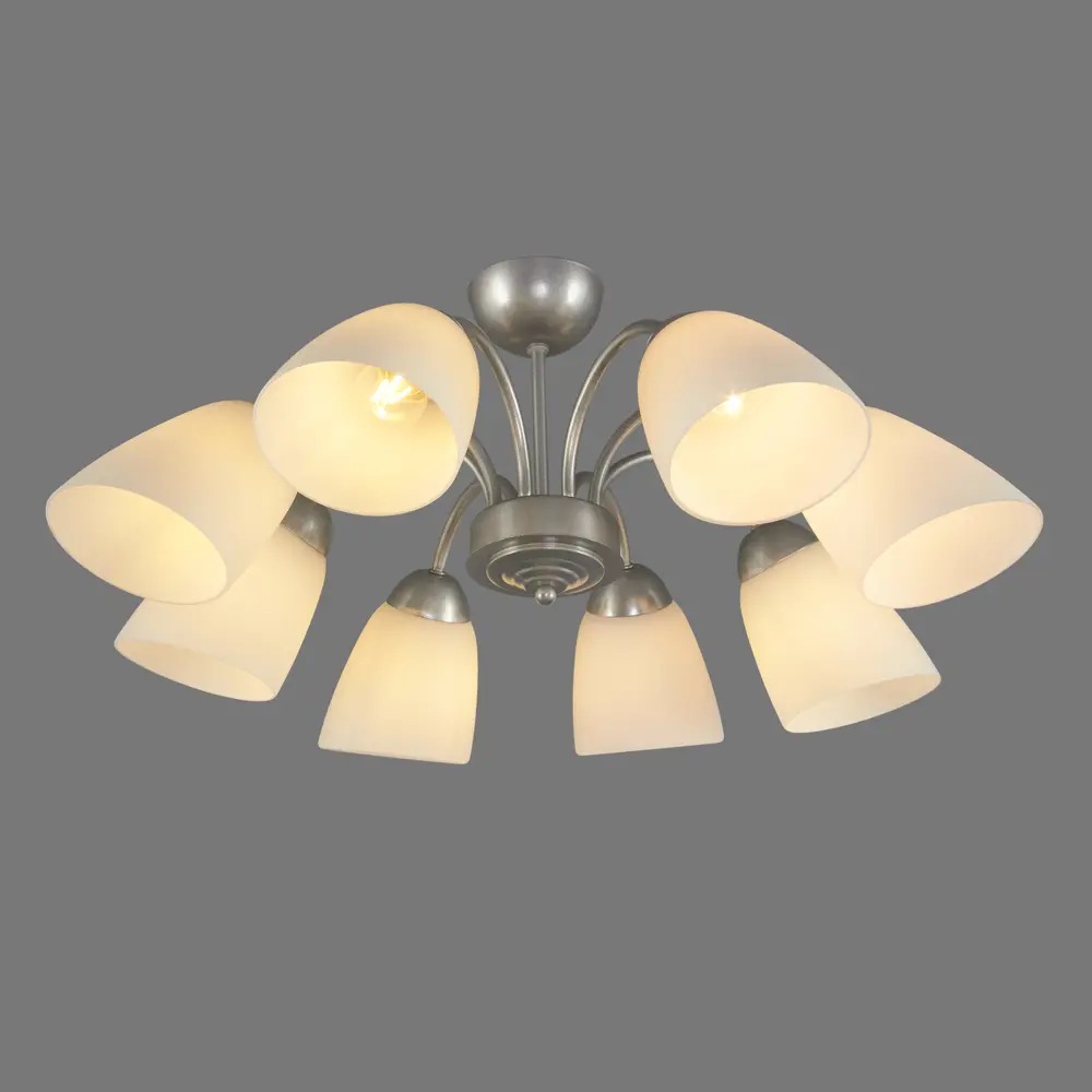 Люстра «Лера», 8хЕ27х60 Вт, цвет серебро ЗАВОД ЭЛЕТЕХ STLM-2188536 - Вид №2