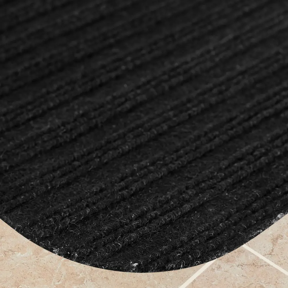 Коврик декоративный полипропилен Модерн Сфинкс 45x70 см цвет черный CTIM STLM-2101096 - Вид №1