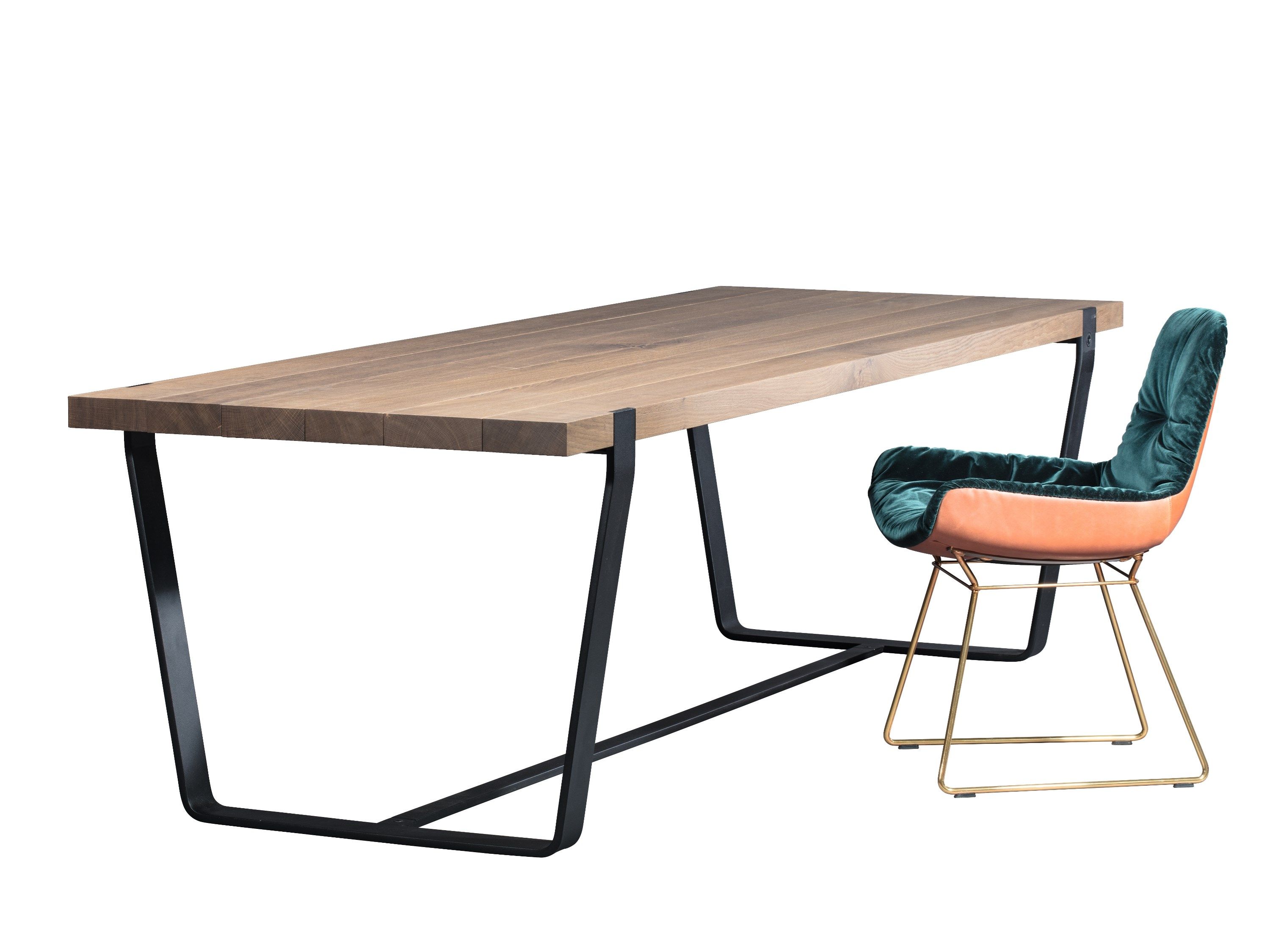 Деревянный прямоугольный обеденный стол JANUA BB 11 CLAMP ARCH-00014964