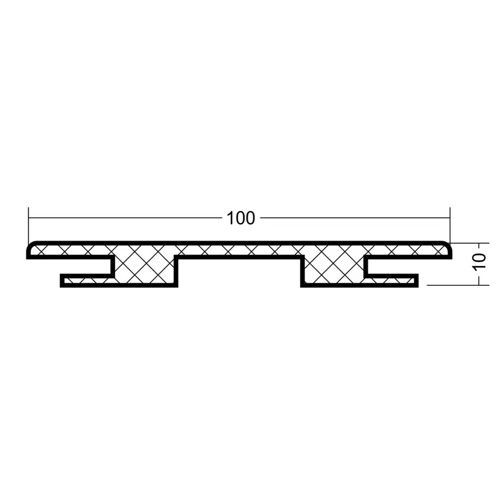 Телескопический добор дверной коробки МАРИО РИОЛИ 2150x100x10 мм белый жемчуг 89375746 STLM-1385394 - Вид №2