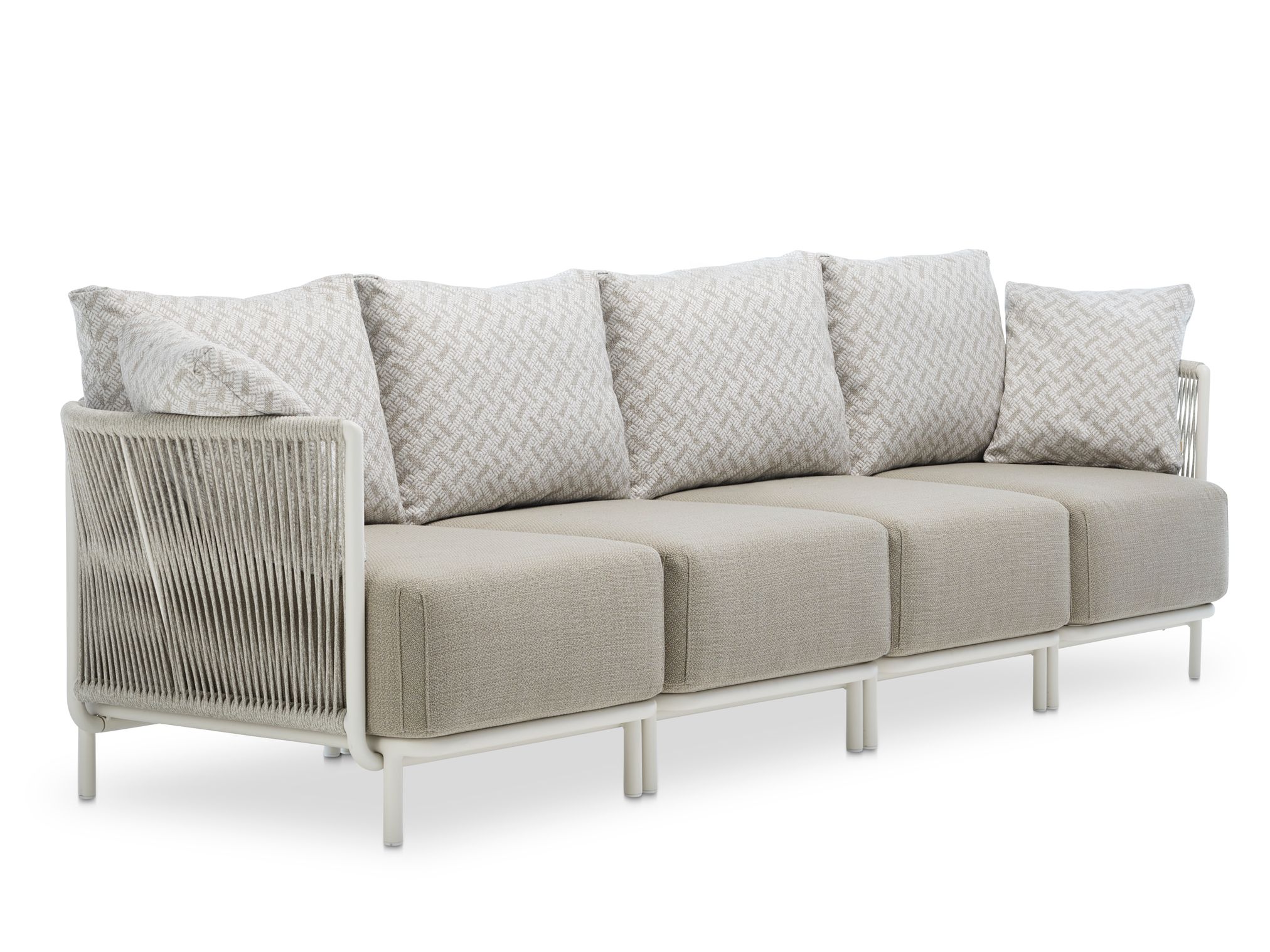 4-местный тканый диван с полиэфирной веревкой Roberti Queen ARCH-00144346 - Вид №1