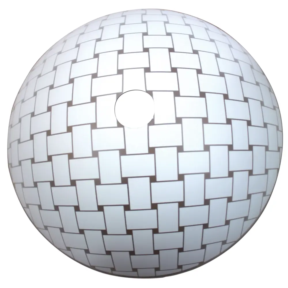 Плафон для подвеса Плетёнка, цвет белый NINA GLASS STLM-2157893