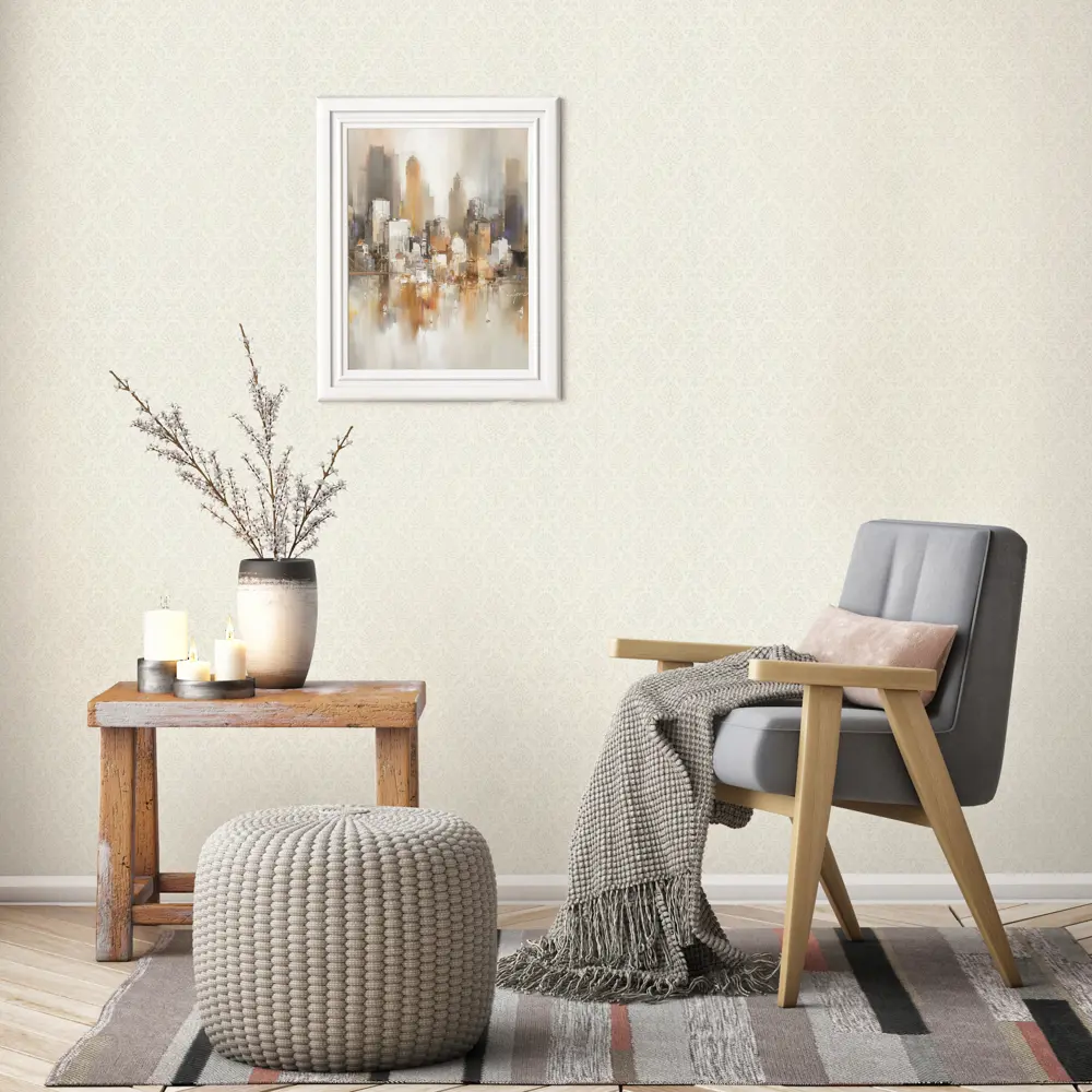 Обои виниловые Аспект Ру София белые 1.06 м 70314-11 STLM-2100020 - Вид №1