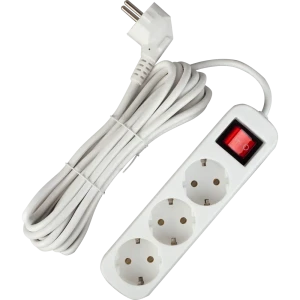 Удлинитель с заземлением Defender 3 розетки, 5 м