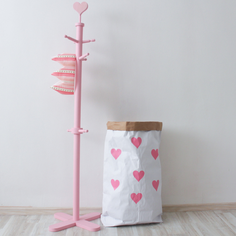 Эко-мешок для игрушек Small Hearts из крафт бумаги VAMVIGVAM  281997 Белый;бежевый Santreyd  - Вид №3