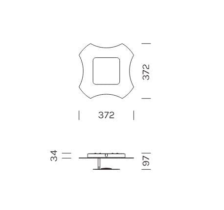 Металлический настенный / потолочный светильник Olev ORNATO ARCH-00024474 - Вид №6