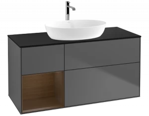 Villeroy&Boch Тумба под раковину Прямоугольная версия F822GNGK Finion Anthracite Matt Lacquer