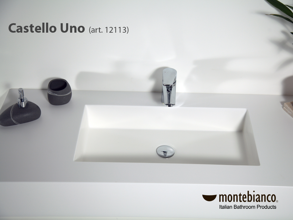 12113 Раковина Montebianco Castello Uno Santreyd  - Вид №5