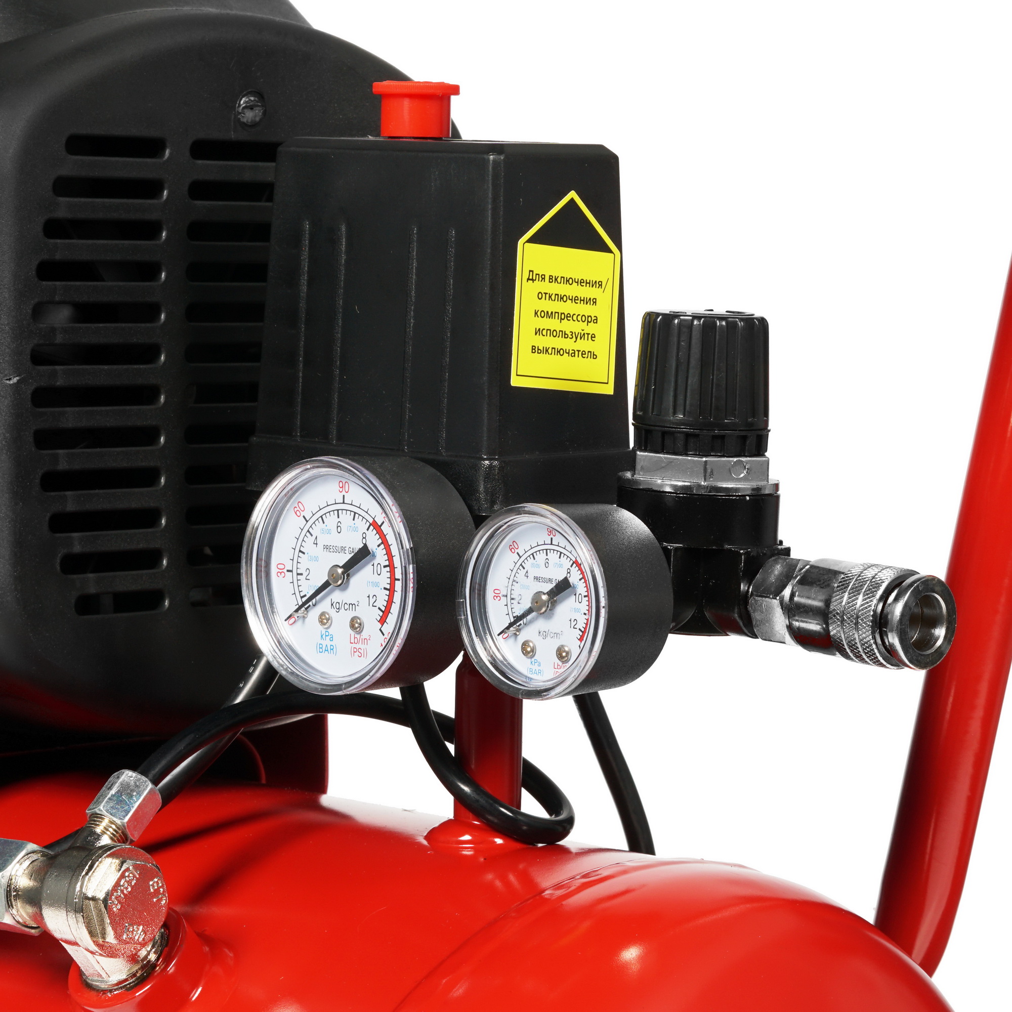 Компрессор поршневой масляный Elitech КПМ 200/24 8195587 STDN-0052925 - Вид №4