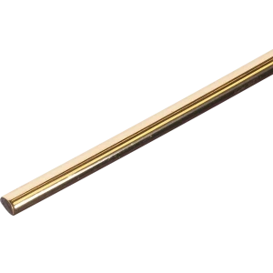 Профиль ПВХ 2000х7х3.3 мм цвет коричневый/золото