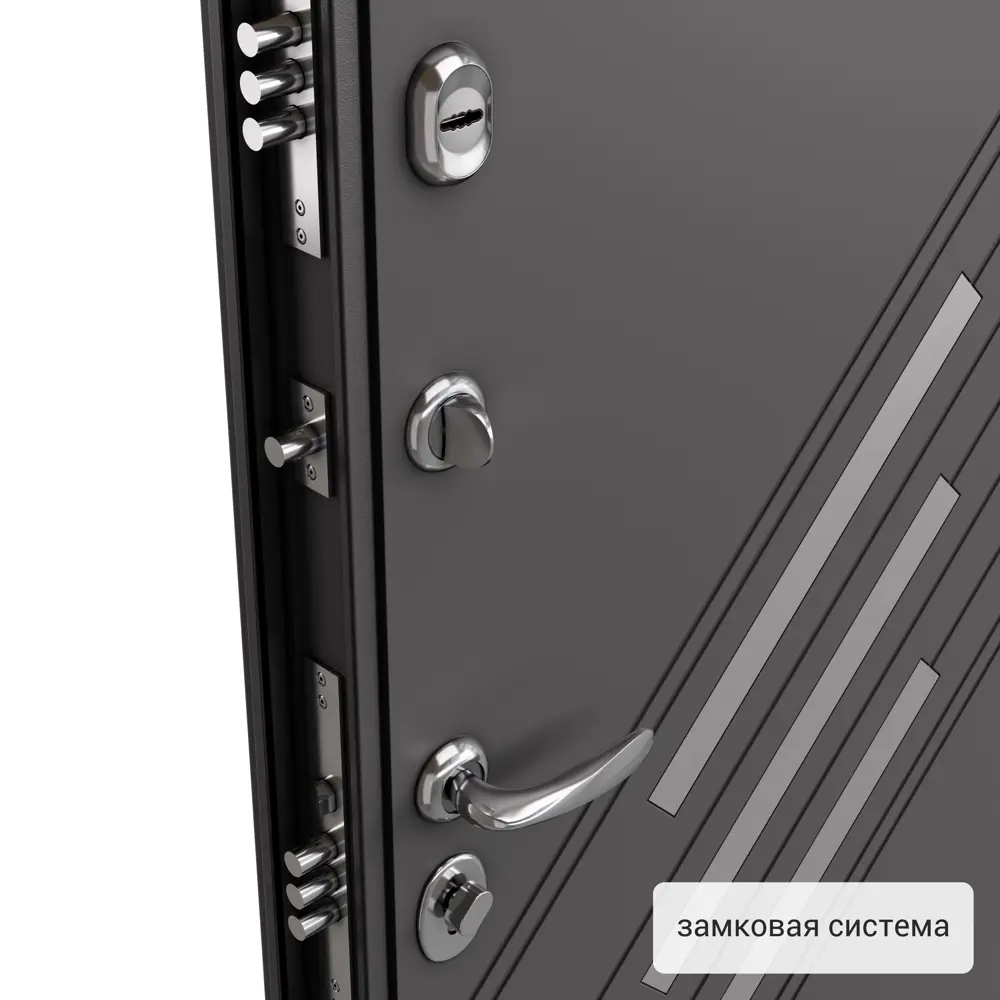 Дверь входная металлическая Фолд рид 950 мм левая цвет серый TOREX STLM-2053598 - Вид №11