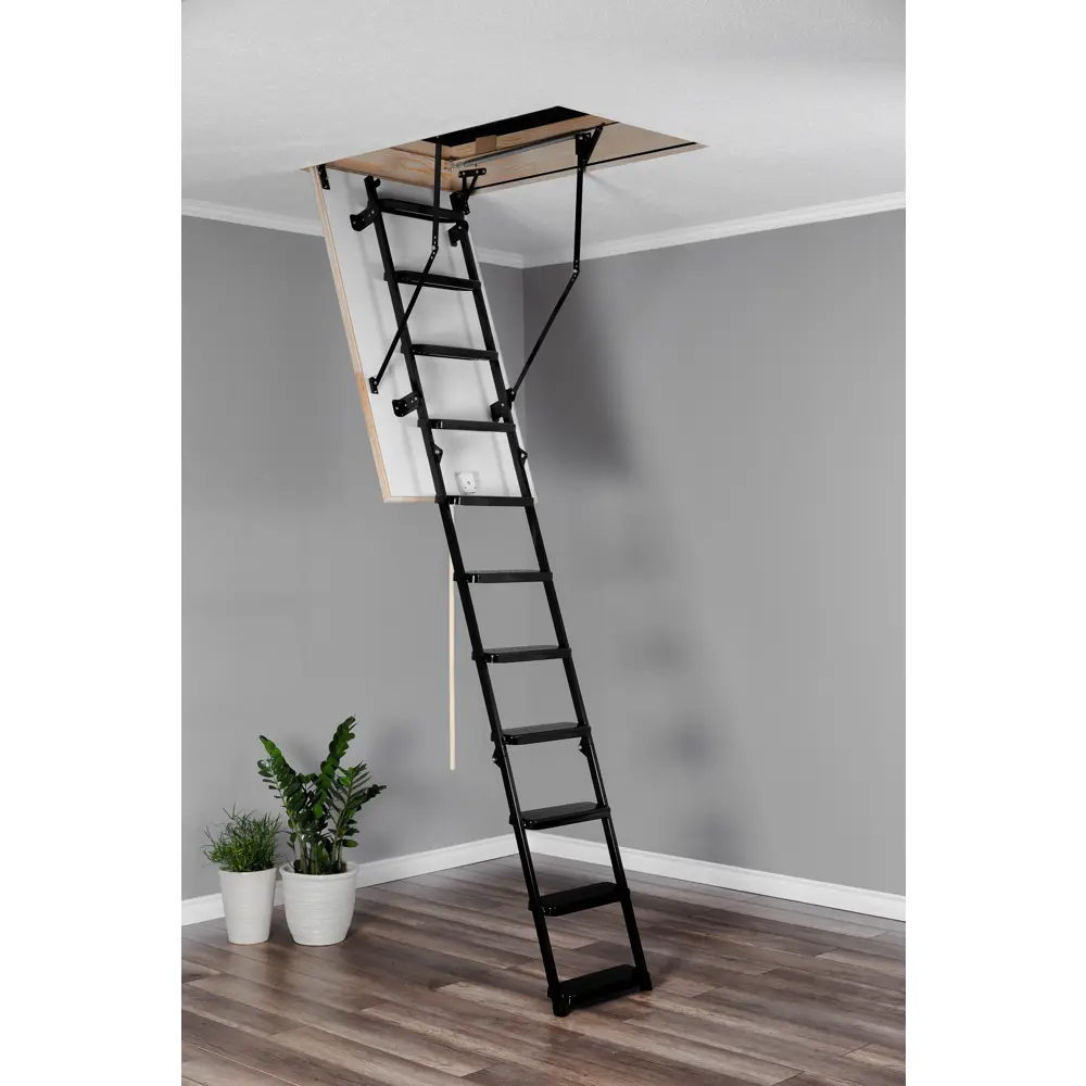 Лестница чердачная складная с секциями Metal T3 60x120x280 см OMAN STLM-2179385 - Вид №1
