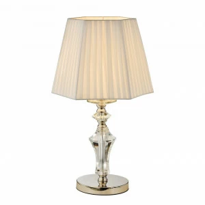 Настольная лампа Omnilux Giardino OML-86604-01 OMNILUX КЛАССИЧЕСКИЕ 220956 Белый;прозрачный