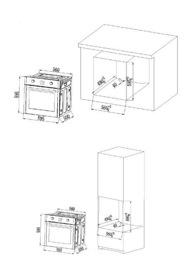9226496 Электрический духовой шкаф Bufett YON 160 черный STDN-0151997 - Вид №4