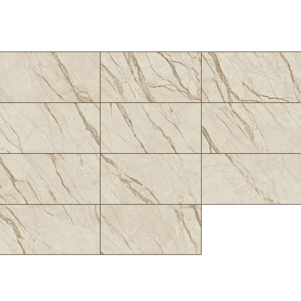 Плитка настенная Azori Forest Naturale 31.5x63 см 1.59 м² матовая цвет бежевый мрамор STLM-2119180 - Вид №2