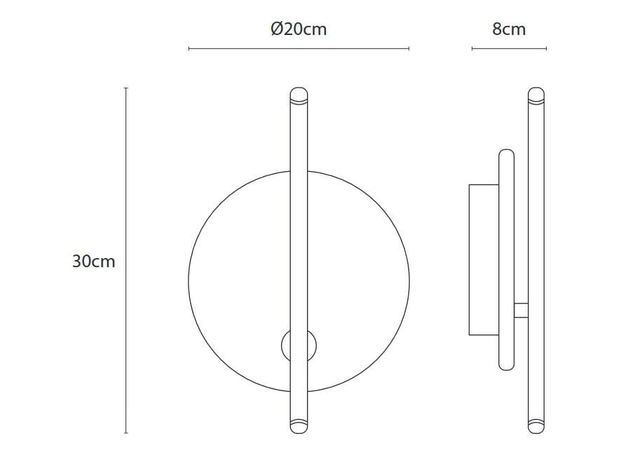 Алебастр затемняемый светодиодный настенный светильник Authentage Lighting Alb ARCH-00141233 - Вид №2