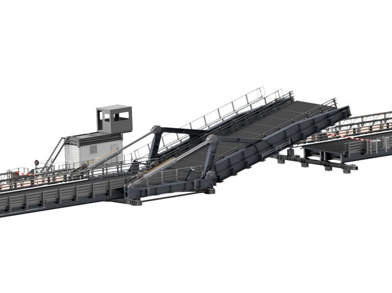 Модульный временный мост для интенсивного движения Janson Bridging JANSON DRAW BRIDGES ARCH-00018192 - Вид №1