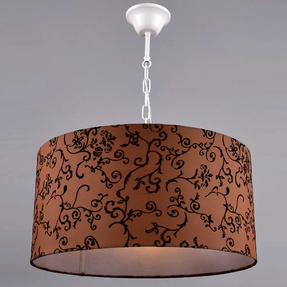 Светильник подвесной Арго 3 лампы 10 м² цвет коричневый РОССВЕТ STLM-2156603