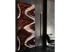 Настенная акустическая панель из ткани со встроенным освещением