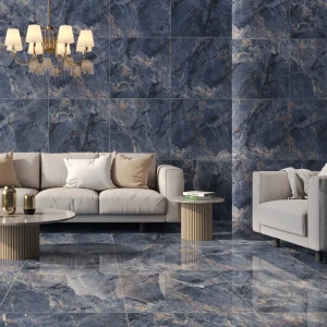 Керамогранит Concor Opera Blue 60×60 см - темно-синий мрамор 89386039