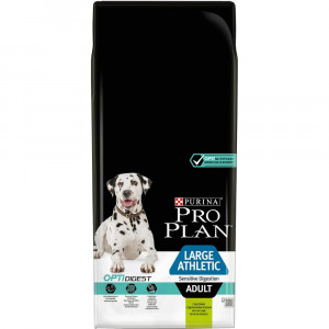 ПР0042528 Корм для собак для крупных пород атлетического телосложения с чувствительным пищеварением, ягненок сух. 14кг Pro Plan