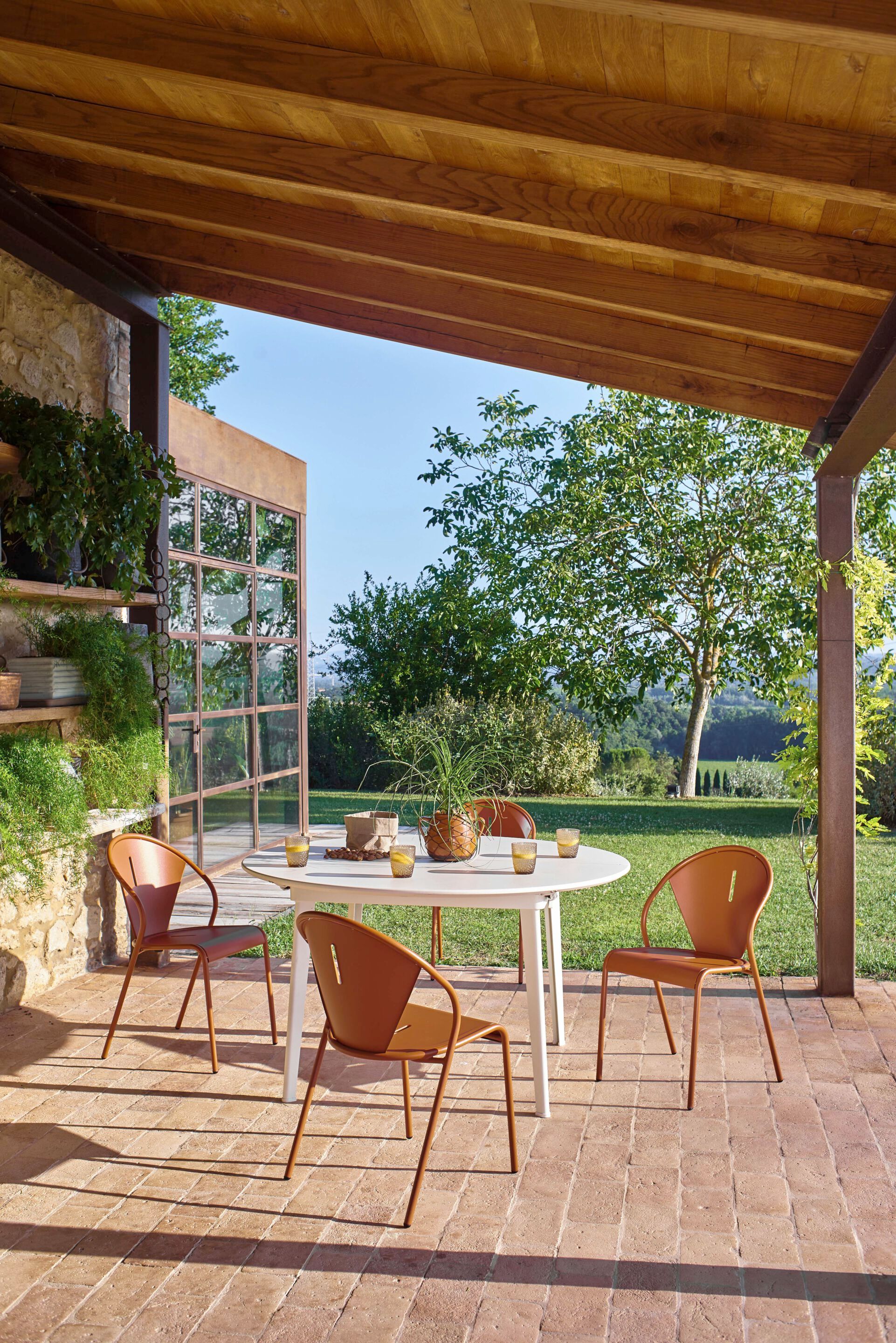 Стальной садовый стул emu код ARCH-00037389 - Вид №5