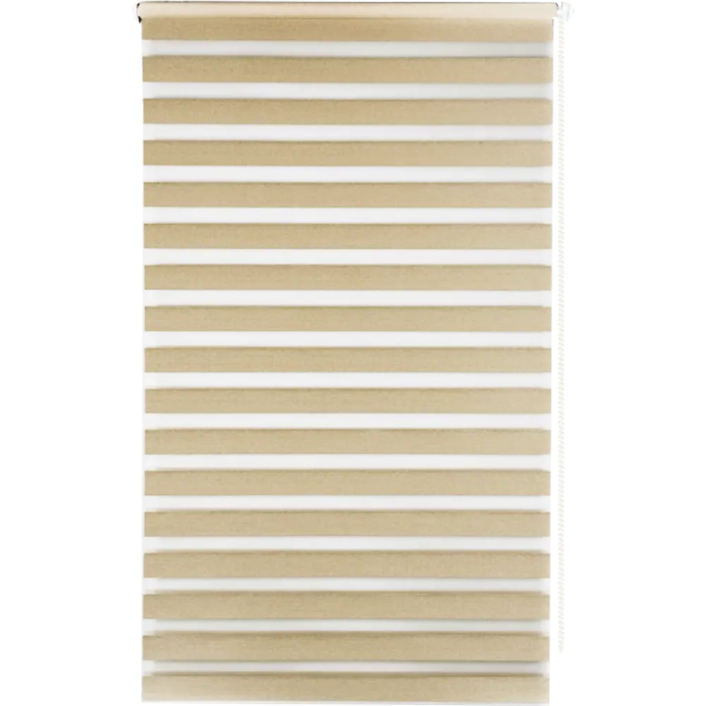 Штора рулонная день-ночь Miamoza Blackout Rain 50x160 см, цвет бежевый 82614525 STLM-2117516 Santreyd