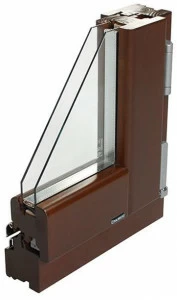 NUSCO Окно с двойным остеклением из массива сосны Finestre in legno / finestre in alluminio e legno