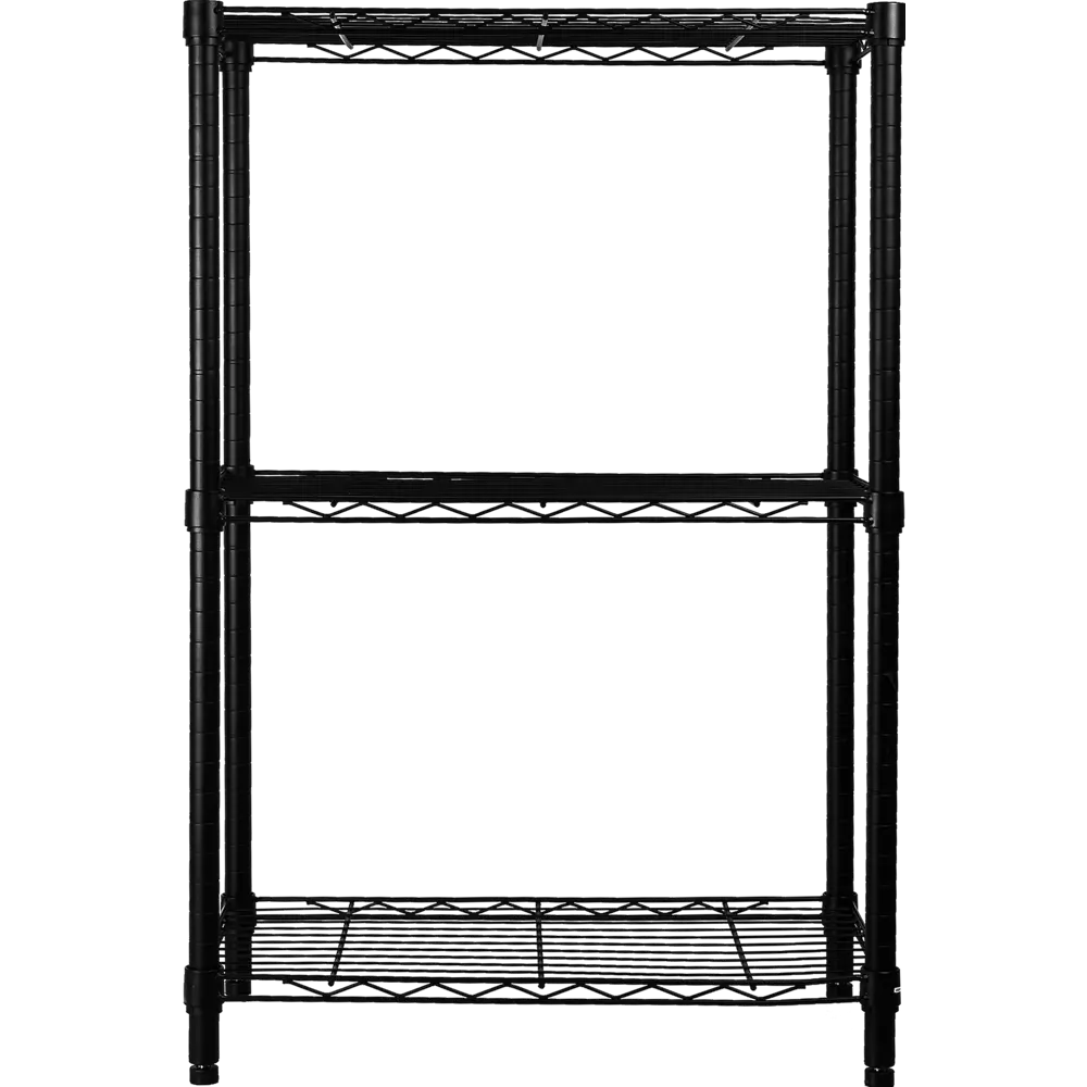 Стеллаж сетчатый KONSENSA 60x35x90 см цвет черный STLM-2144283 - Вид №2