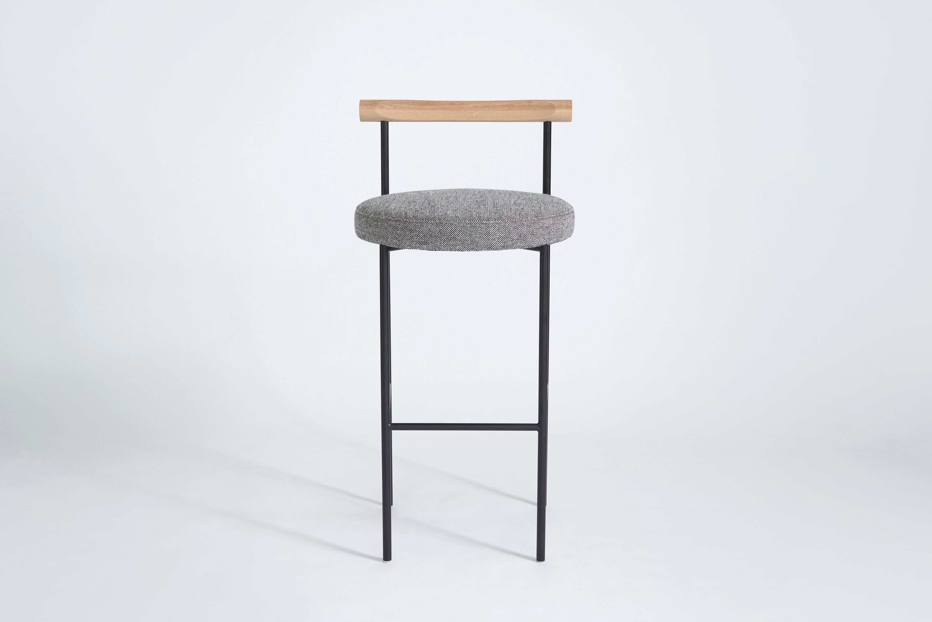 Высокий тканевый барный стул с мягким сиденьем Phase Design Inside Scoop ARCH-00031695 - Вид №4