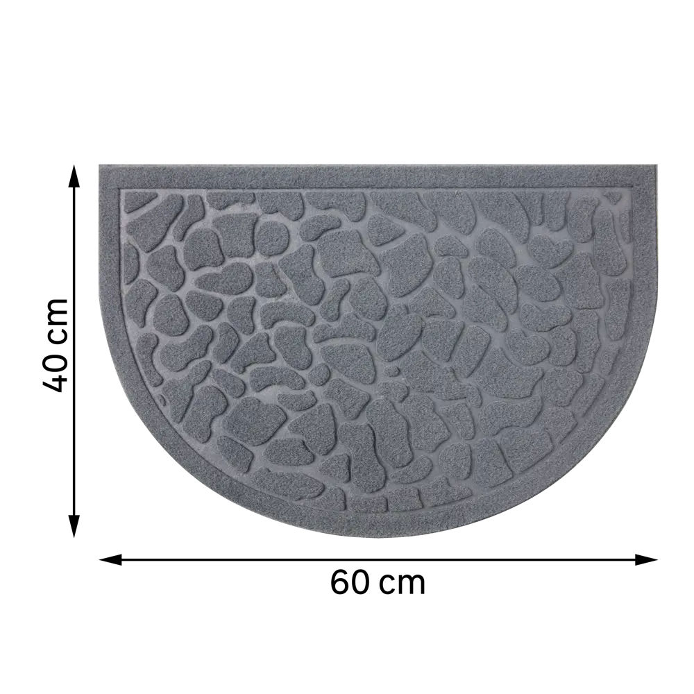 88249560 Коврик Inspire HR Lenzo 40x60 см резина цвет серый STLM-0077023  - Вид №4