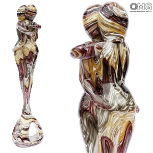 2016 ORIGINALMURANOGLASS Скульптура Объятие влюблённых - муранское стекло OMG  см