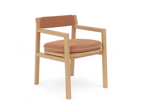 Садовый стул из тикового дерева с подушками Sunbrella