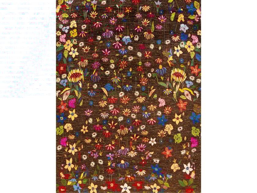 Прямоугольный шерстяной цветочный ковер Zollanvari Garden of Eden-Designer ARCH-00038959