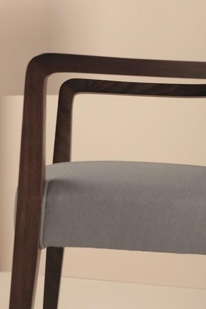 Мягкий тканевый стул с подлокотниками Cizeta GAMMA ARCH-00031829 - Вид №3