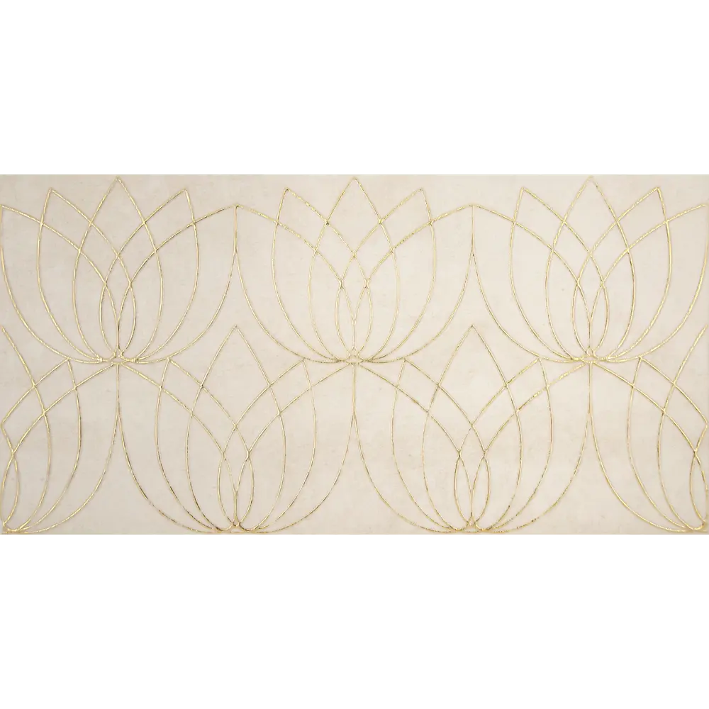 Декор Lotus 60x30 см цвет светло бежевый BELANI STLM-2123060