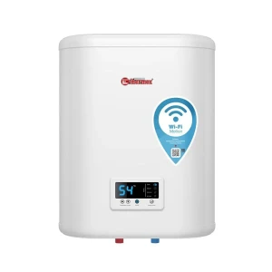 Накопительный водонагреватель электрический 30 л Thermex if 30 v (pro) wi-fi 2 кВт нержавеющая сталь трубчатый ТЭН