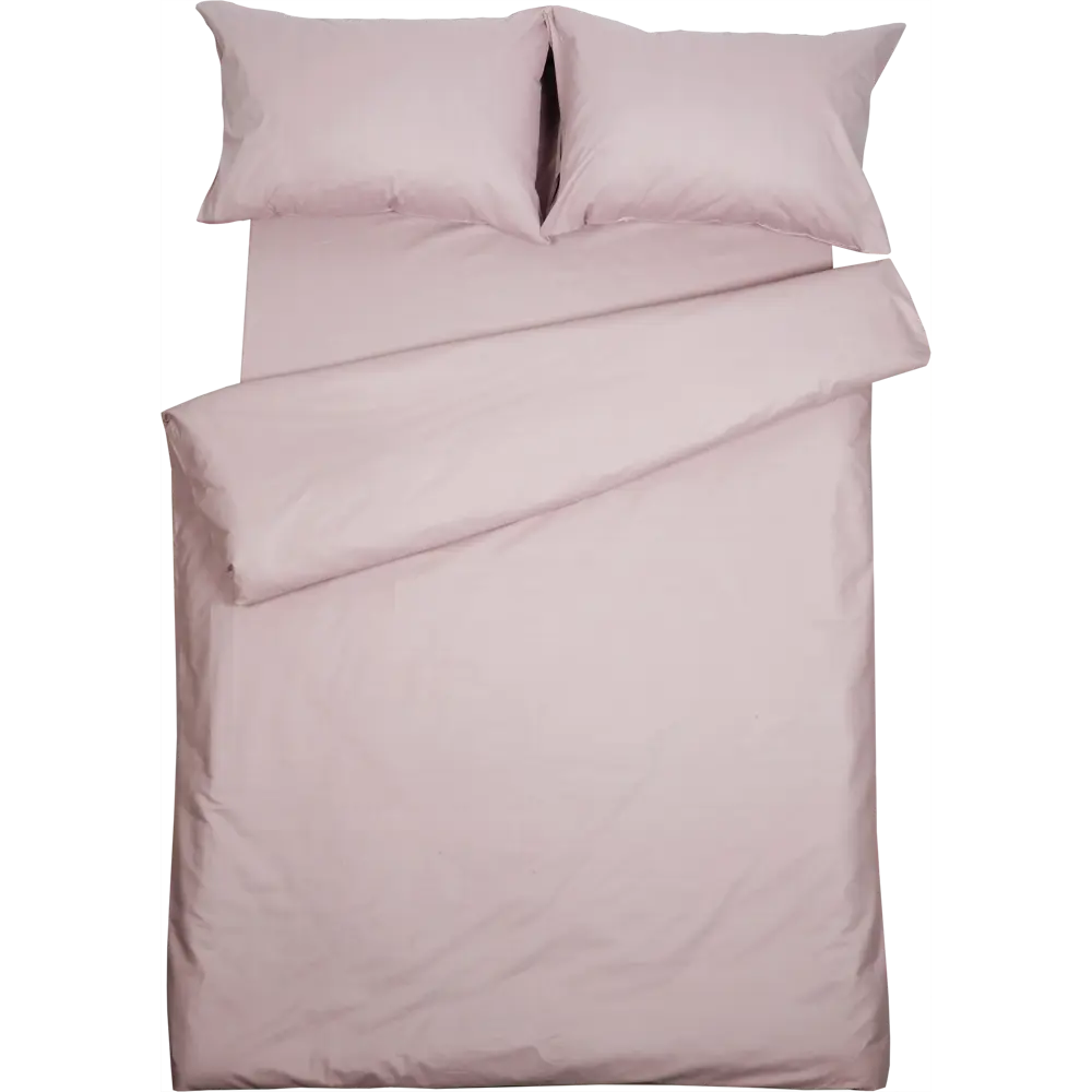 Комплект постельного белья Tex Republic 28523 двуспальный сатин пыльная роза STLM-2183060