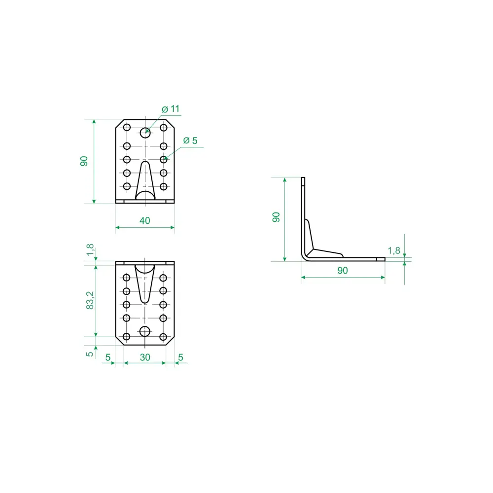Santreyd Усиленный крепежный уголок для надежных конструкций 83613044 STLM-0042755 - Вид №4