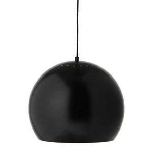 153065001 Лампа подвесная ball, 33хD40 см, черная матовая, черный шнур Frandsen