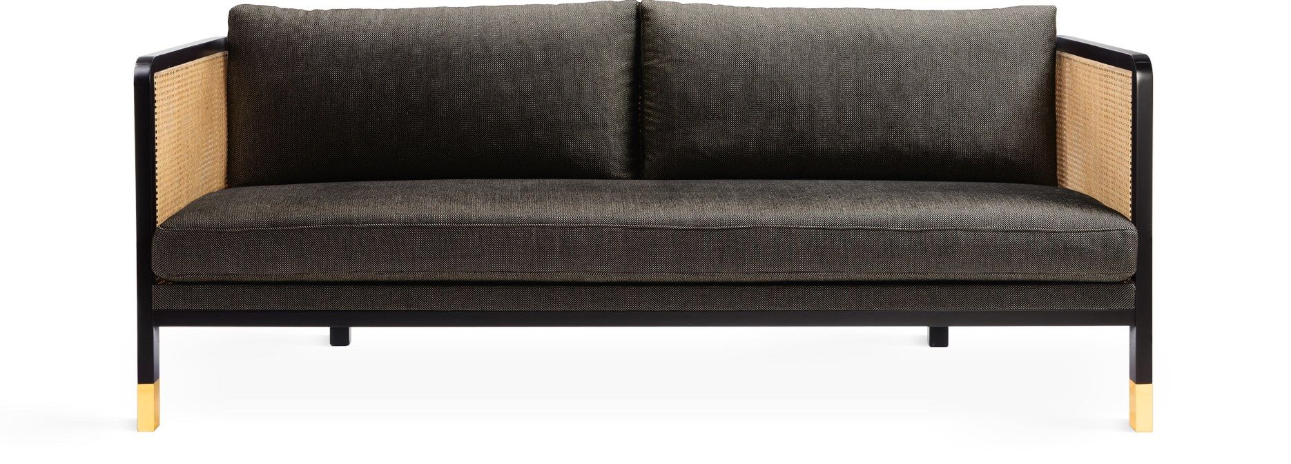 3-местный винтажный стиль бархатный диван RED EDITION плетеная ARCH-00061601 - Вид №6