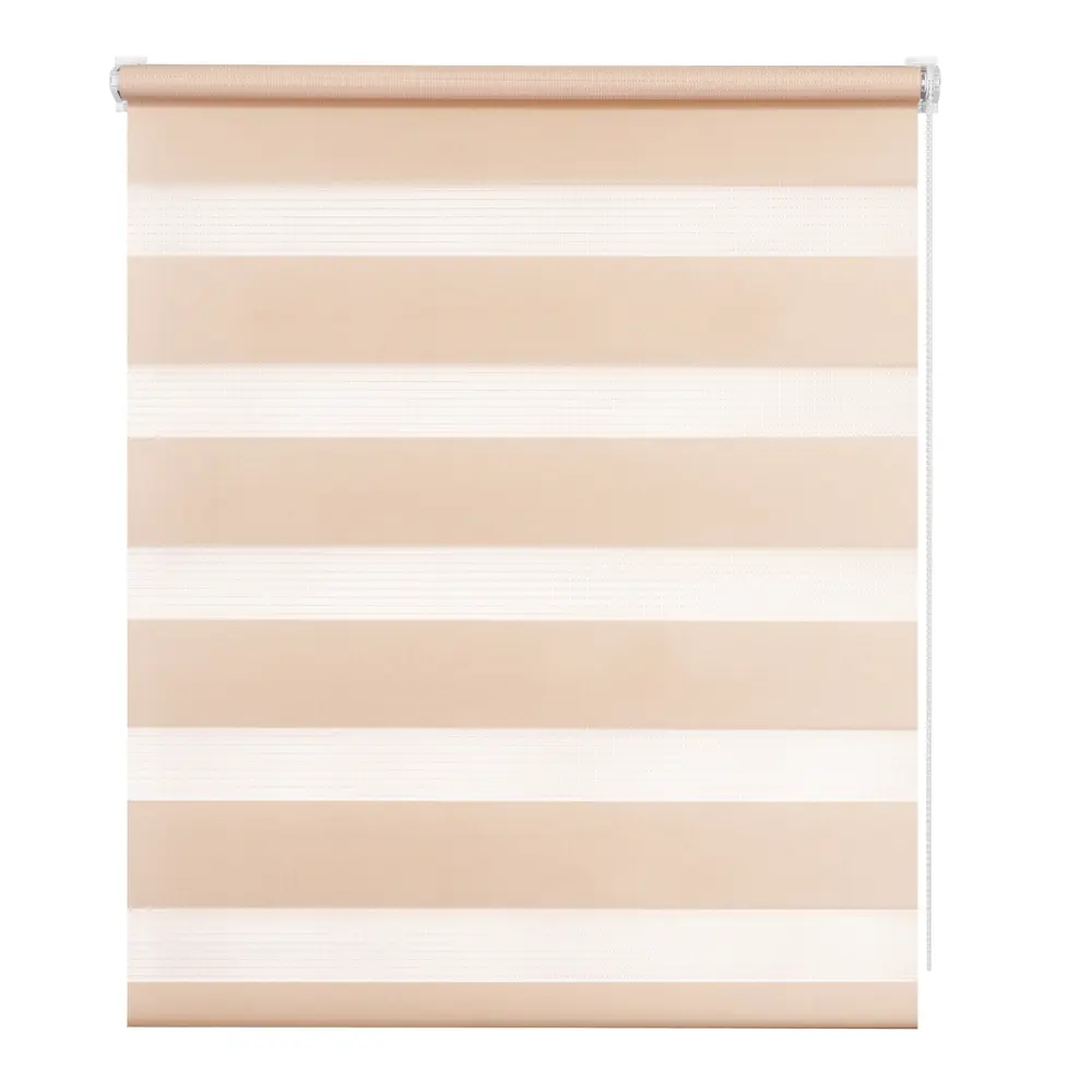 Штора рулонная день-ночь Мелоди 80x175 см пудра MIAMOZA STLM-2053178