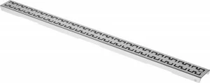 601241 Декоративная решетка TECEdrainline "royal", нержавеющая сталь, сатин, для душевого канала, прямая 1200