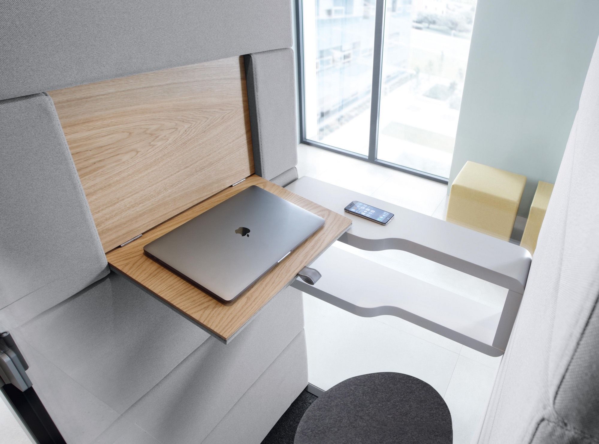 Одноместная акустическая офисная кабина со встроенным освещением Mikomax Smart Office Hushoffice ARCH-00139656 - Вид №14